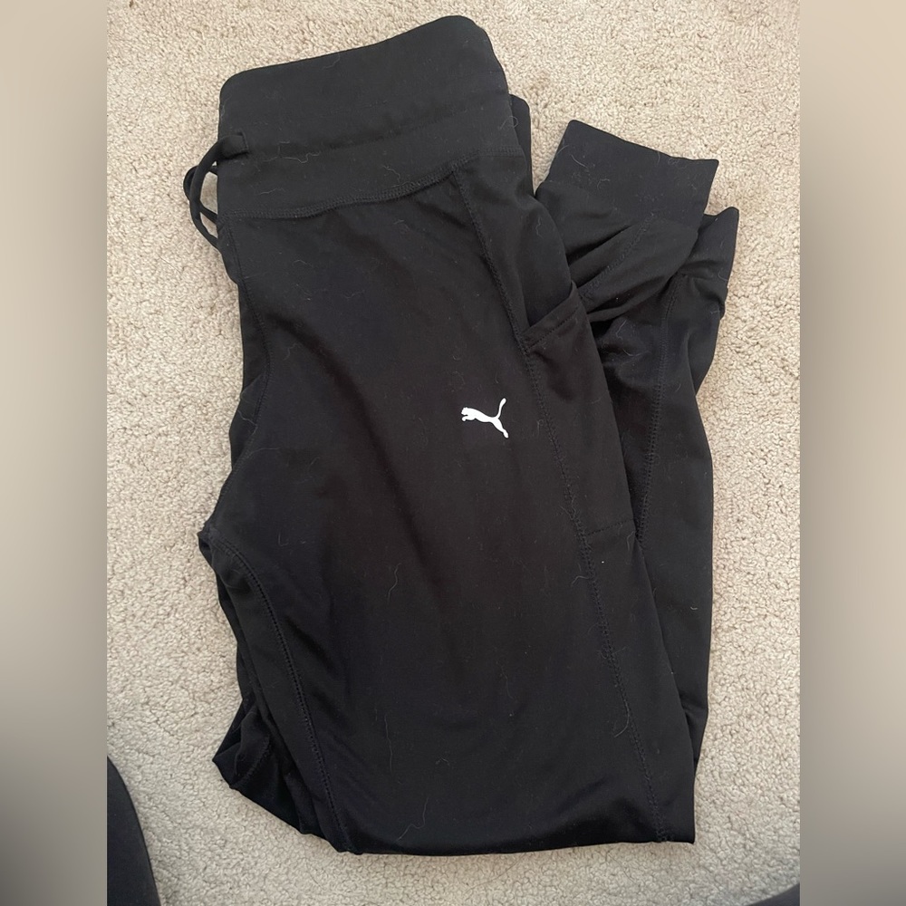 Black puma leggings